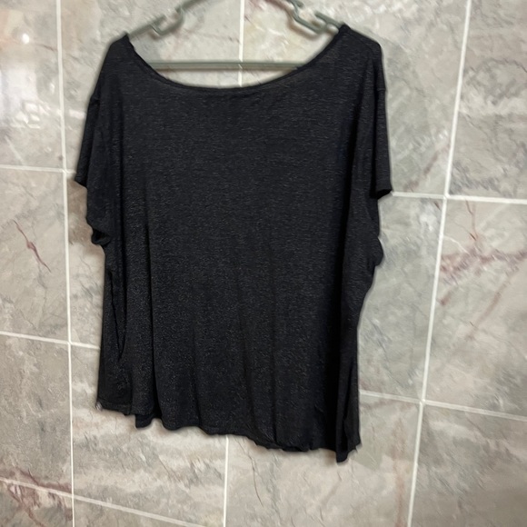 Rock & Republic Tops - Rock & Republic sparkle black top size 2X